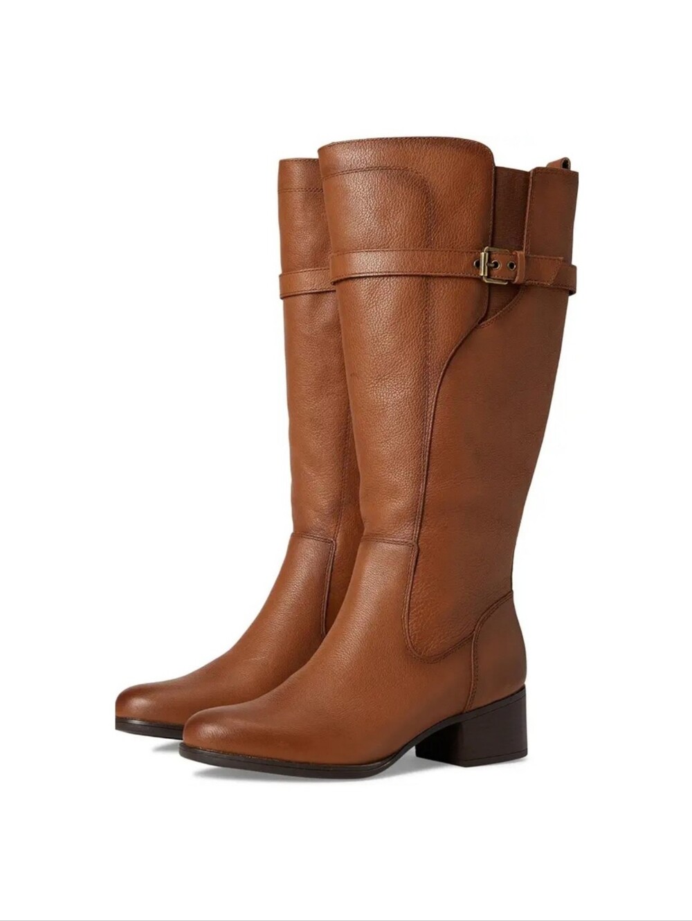 Naturalizer Kenna Wide Calf Knee High Brown Boots Size 9.5 Wide 9.5W